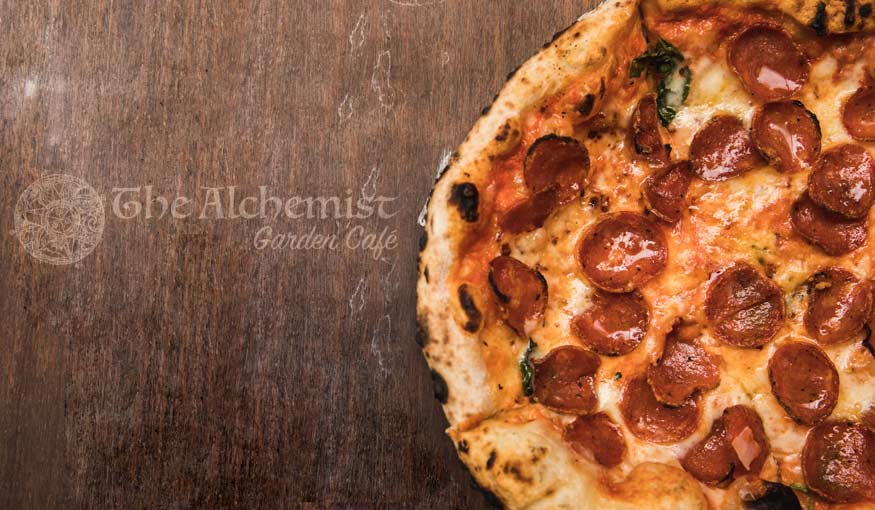 The Alchemist Garden Cafe: Pizzettas